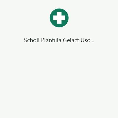 Scholl Plantilla Gelact Uso...