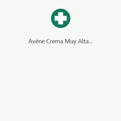Avène Crema Muy Alta...